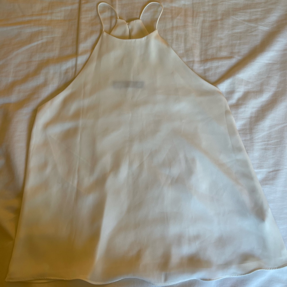 white tunic tank top from zara